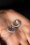 Heliophilia Silver Pendientes de metal CKP9717 plateados
